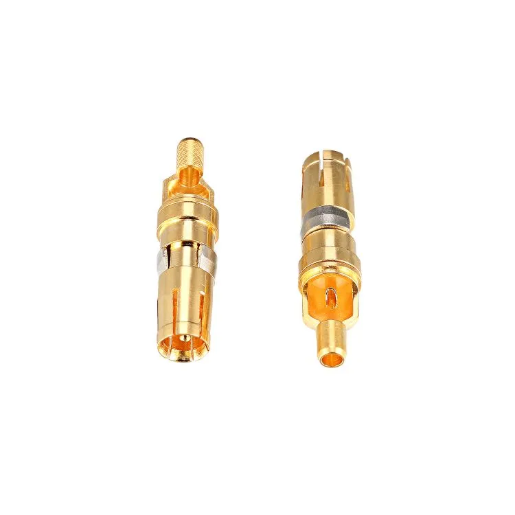 How do you crimp a connector pin?