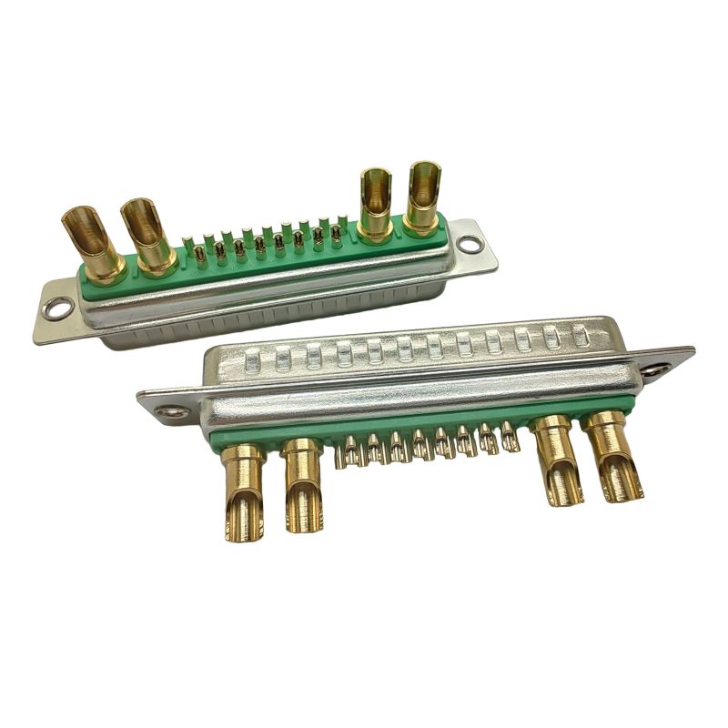 Combination High Current 21W4 D-Sub Connector